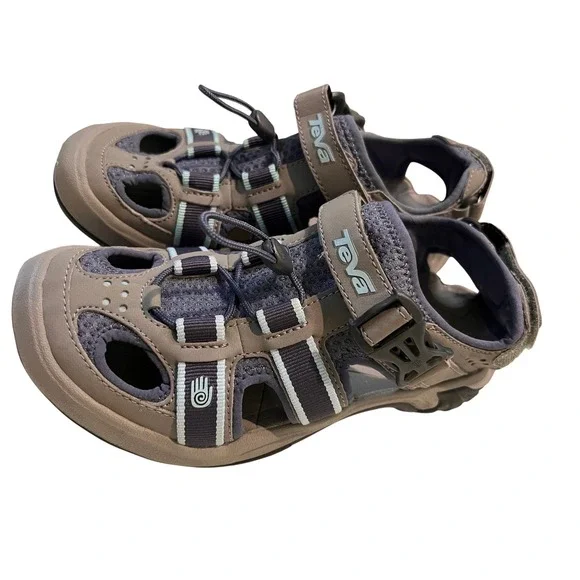 Teva Women's‎ Water Hiking Sandals Strappy Adjustable Cord Casual Sport Comfort - Picture 3 of 14